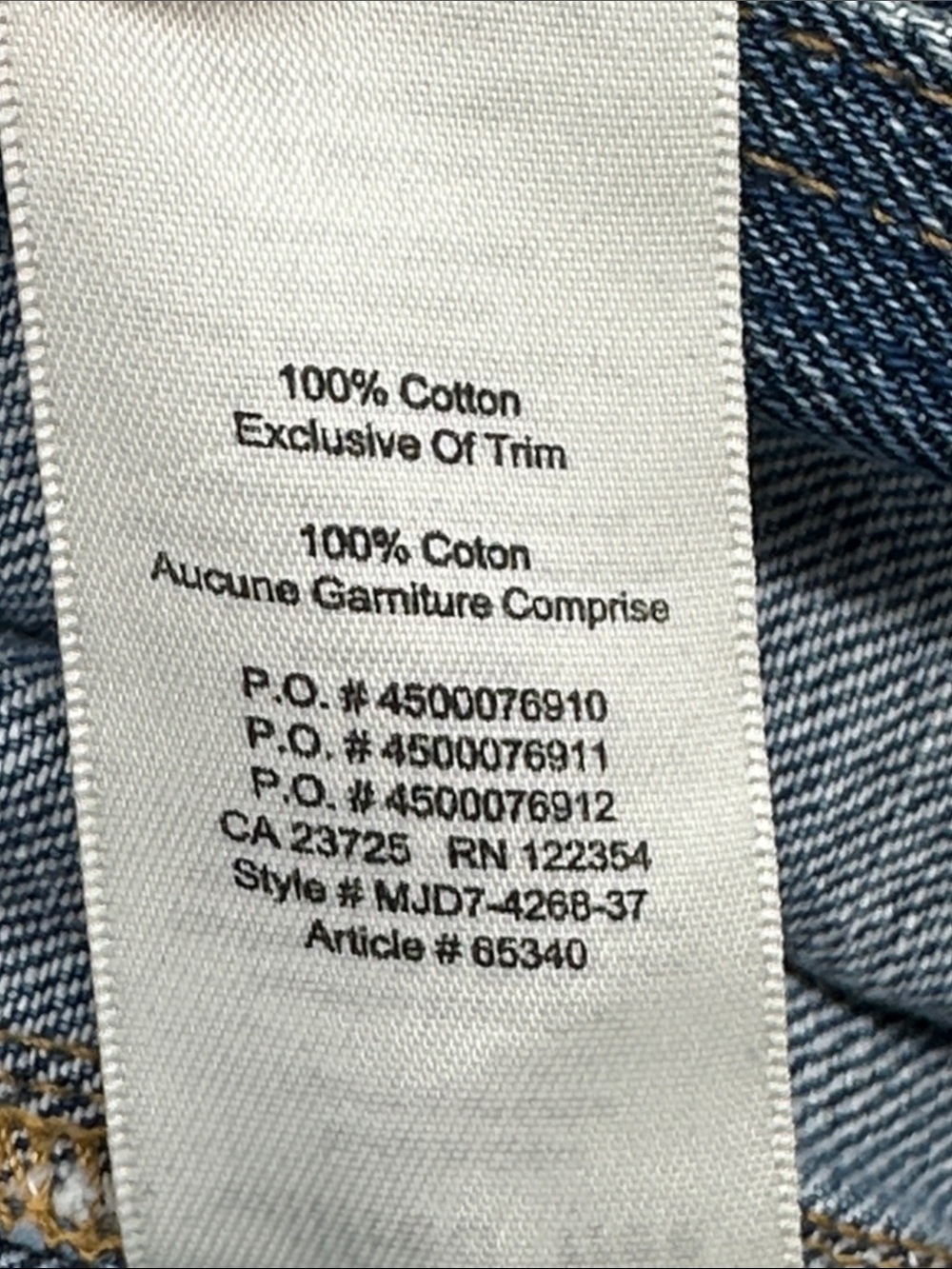 Wilfred Dark Blue Long Denim Jacket - Picture 4 of 10